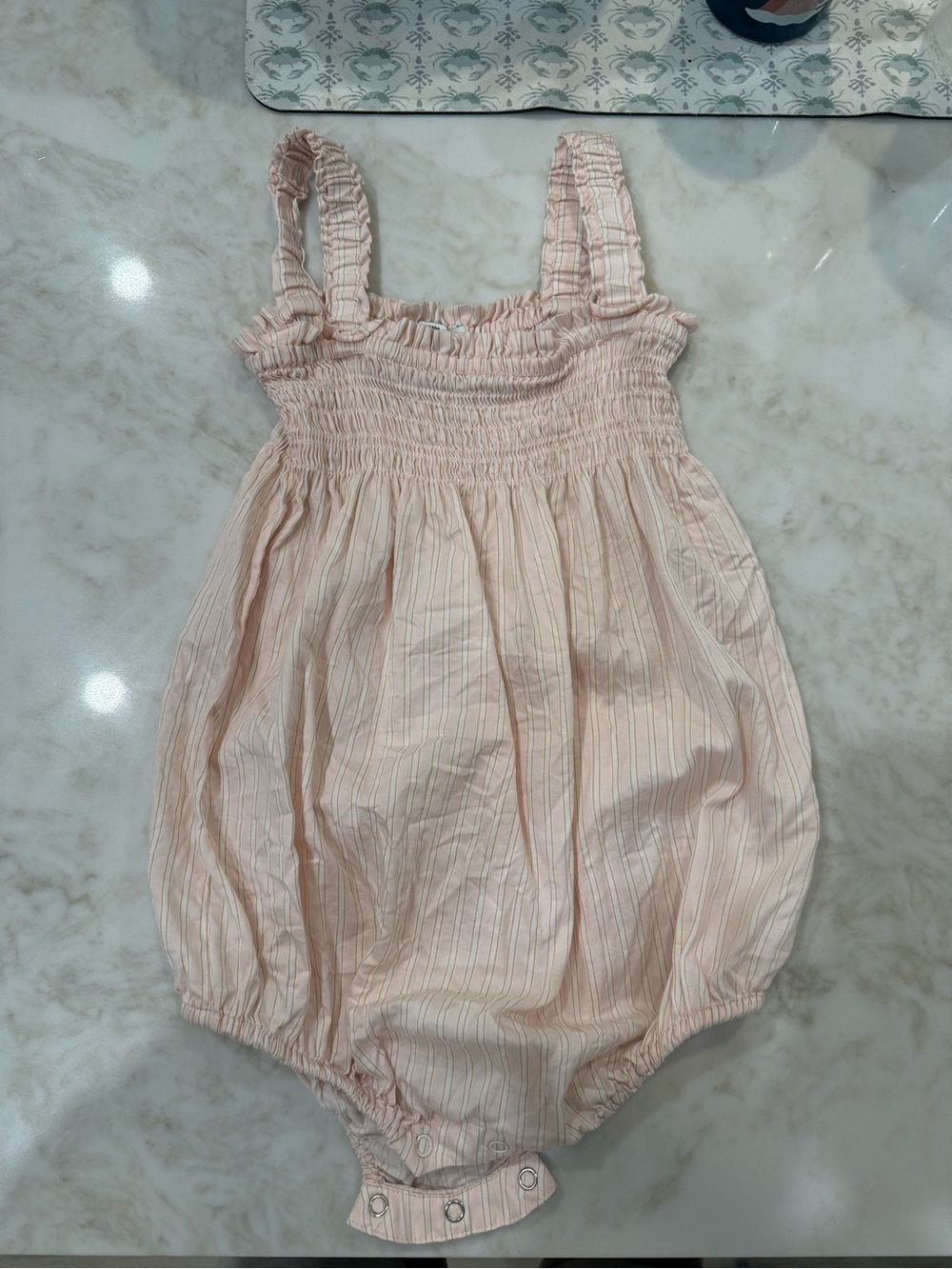 Pink Striped Baby Bubble Romper Amazon Sophia Grainge Size 24M